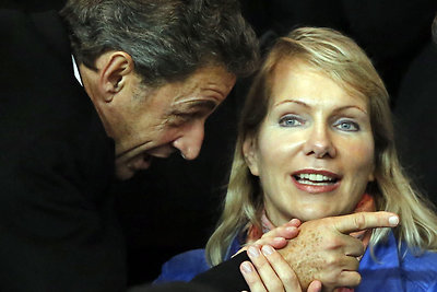 Margarita Louis-Dreyfus ir Nicolas Sarkozy