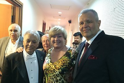 Zubinas Mehta, Edita Mildažytė ir Gintautas Vyšniauskas