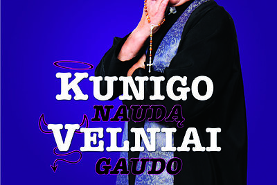 Filmo „Kunigo naudą velniai gaudo“ plakatas