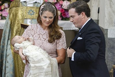 Švedijos princesės Madeleine ir Christopherio O'Neillo dukros krikštynos