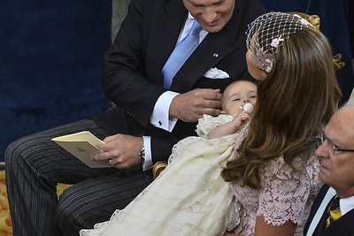 Švedijos princesės Madeleine ir Christopherio O'Neillo dukros krikštynos