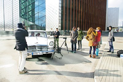 Laidos „Pašėlusios močiutės“ fotosesija ir klipo filmavimas