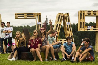 Festivalio „Galapagai“ akimirka