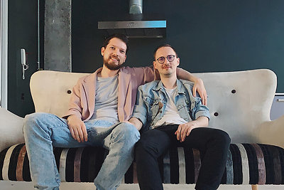 Romas Zabarauskas ir Kornelijus Pelkys / asmeninio albumo nuotrauka