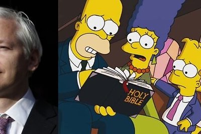 „WikiLeaks“ įkūrėjas Julianas Assange'as pasirodys 500-ojoje „Simpsonų“ serijoje 