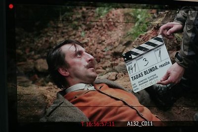 Filmo „Tadas Blinda. Pradžia“ filmavimo aikštelėje