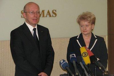 Dalia Grybauskaitė ir Arūnas Valinskas.