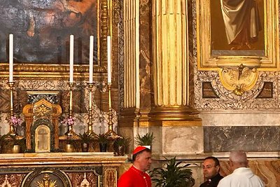Lietuvių susitikimas su Rolandu Makricku Romoje