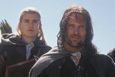 Orlando Bloomas ir Viggo Mortensenas filme „Žiedų valdovas: dvi tvirtovės“