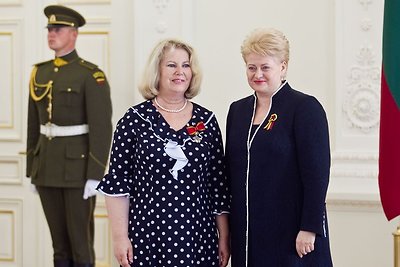 Vaiva Mainelytė ir Dalia Grybauskaitė