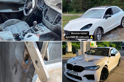 Pavogtas Porsche Macan ir BMW M5