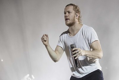 „Imagine Dragons“ koncerto Vilniuje akimirka