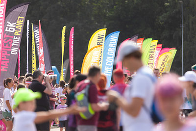 „The Color Run“ bėgimas Vingio parke