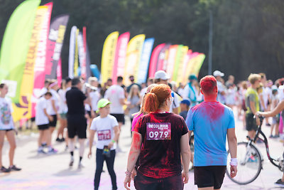 „The Color Run“ bėgimas Vingio parke