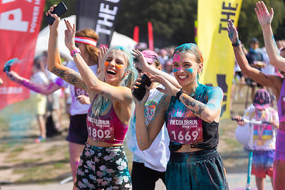 „The Color Run“ bėgimas Vingio parke