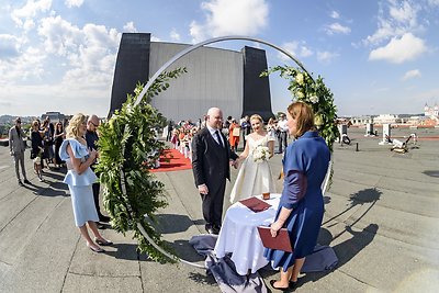 Gedimino Šeduikio ir Alisos Gaižauskaitės vestuvių akimirka