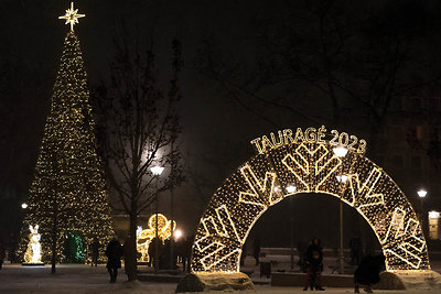 Tauragės Kalėdų eglės įžiebimas