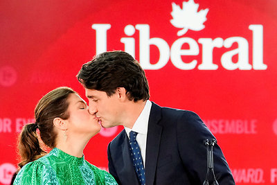 Justinas Trudeau su žmona Sophie