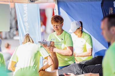 Vilniaus maratone – „Aplenkime vėžį“ komanda su žinomais žmonėmis