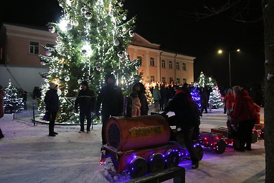 Skaudvilės Kalėdų eglės įžiebimas