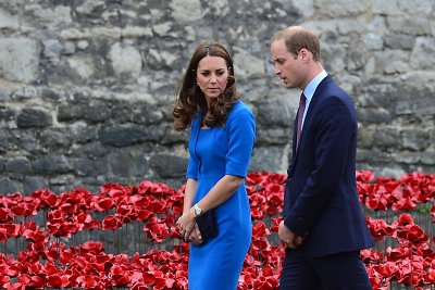 Didžiosios Britanijos princas Williamas ir Kembridžo hercogienė Catherine 