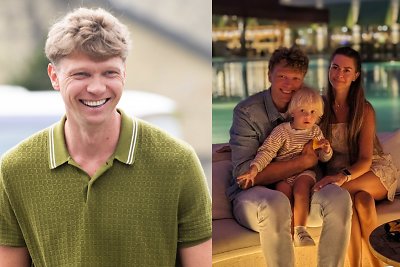 Mindaugas Kuzminskas 35-metį sutiko Graikijoje su šeima: šventės proga – palinkėjimas visiems