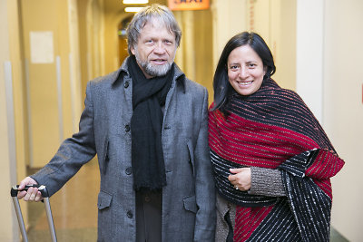 Antanas Mockus su žmona Adriana Cordoba 