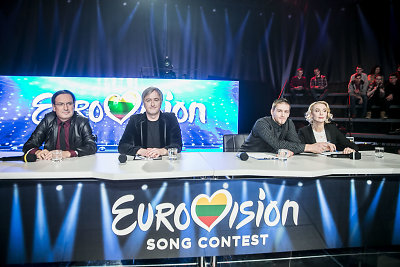 Pirmosios „Eurovizijos“ atrankos laidos akimirka