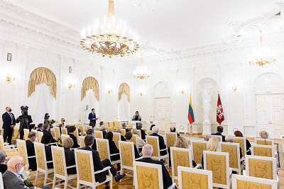 Lietuvos nacionalinės kultūros ir meno premijos įteikimas / Žygimanto Gedvilos nuotr.