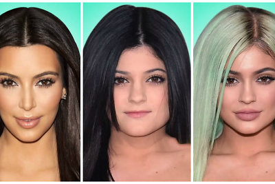 Kim Kardashian ir Kylie Jenner išvaizdos pokyčiai