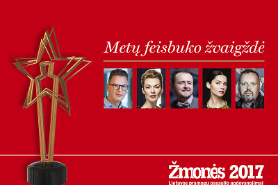 ŽMONĖS 2017: išrinkite Metų feisbuko žvaigždę!