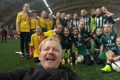 Treneriu tapęs Juozas Liesis: „Futbolas mano gyvenime atsirado per vaikus“