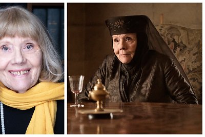 Mirė serialo „Sostų karai“ žvaigždė Dame Diana Rigg