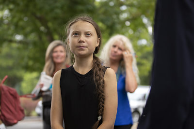 Klimato aktyvistei Gretai Thunberg – Vokietijos traukinių kompanijos priekaištai