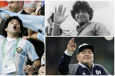 Mirė Argentinos futbolo legenda Diego Maradona