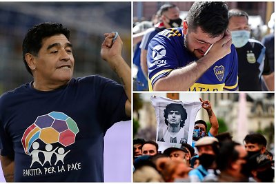 Argentina jausmingai atsisveikina su Diego Maradona