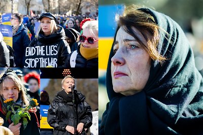 Protestas prie Rusijos ambasados / Luko Balandžio nuotr.