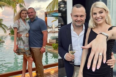 Tinklo „Du broliai“ bendraturtis T.Jankauskas pasipiršo interjero dizainerei V.Žemaitytei: žiedą kūrė pats