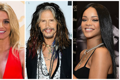 Beyonce, Britney Spears, Stevenas Tyleris ir Rihanna