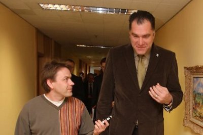 Julius Girdvainis ir Arvydas Sabonis