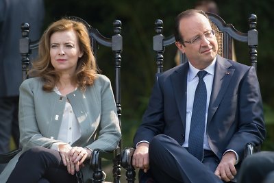 Valerie Trierweiler ir Francois Hollande'as