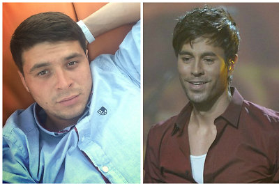 Enrique Iglesias ir Tomas Motiejūnas