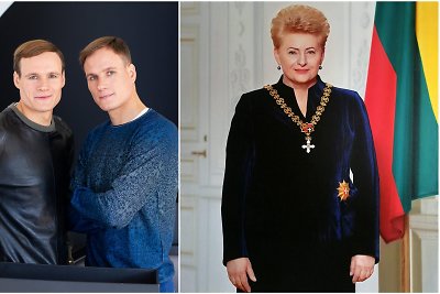 Broliai Gataveckai nupiešė Dalios Grybauskaitės portretą