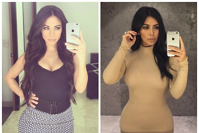 Jimena Sanchez ir Kim Kardashian