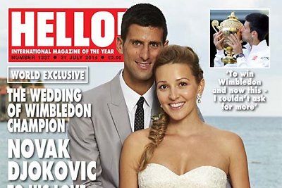 Novakas Džokovičius ir Jelena Ristič