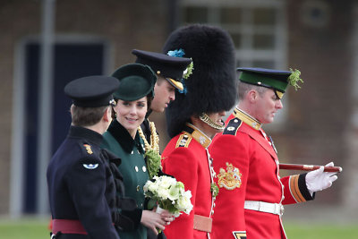 Princas Williamas ir Kembridžo kunigaikštienė Catherine dalyvavo oficialiame priėmime