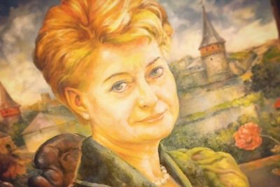 Karys iš Ukrainos nutapė Dalios Grybauskaitės portretą