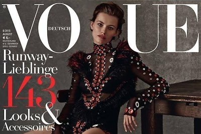 Lietuvė Edita Vilkevičiūtė – ant vokiško „Vogue“ viršelio