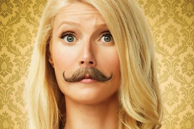 Filmo „Ūsuotasis ponas Mortdecai“ plakatas su Gwyneth Paltrow