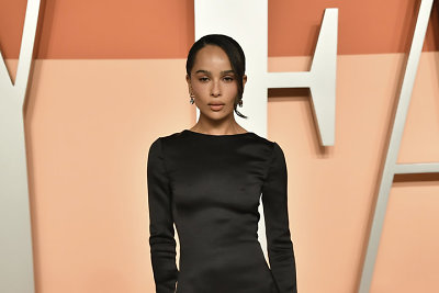 Zoe Kravitz įvaizdis „Vanity Fair“ vakarėlyje